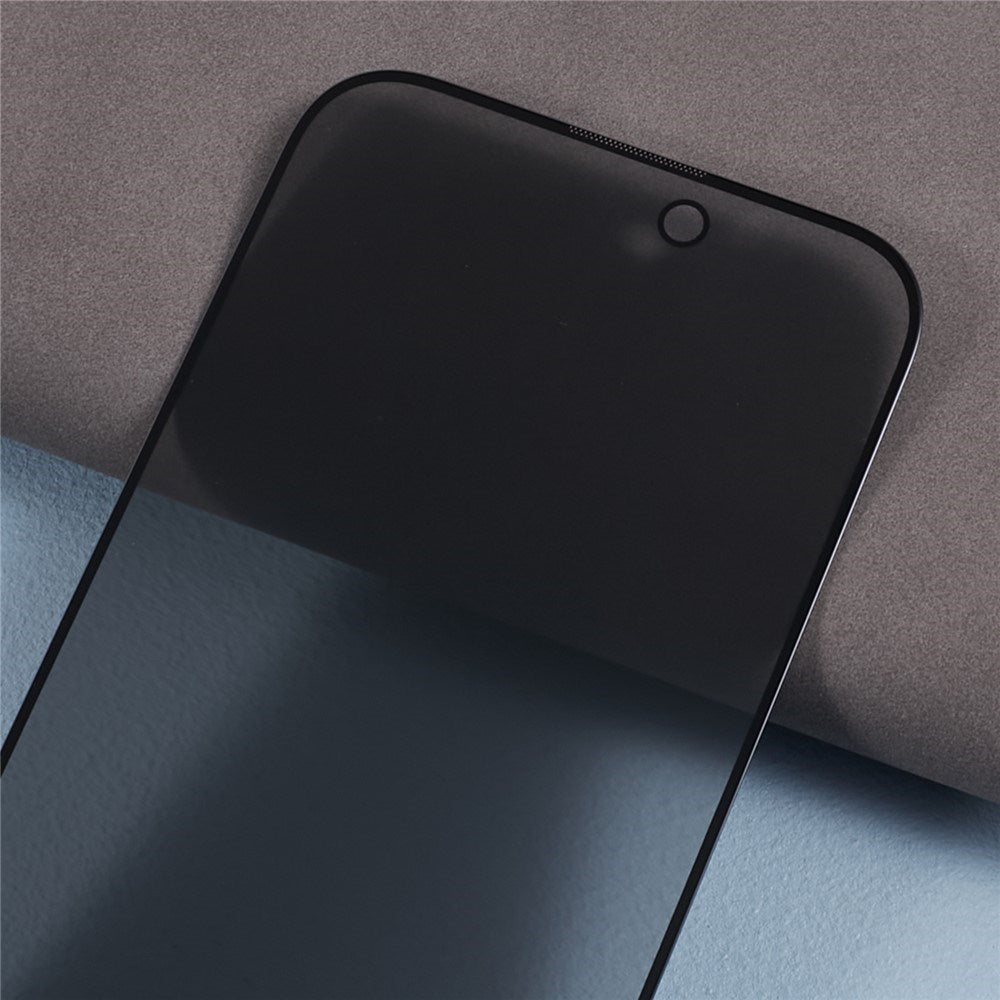 iPhone 16 Plus / 15 Plus Skjermbeskytter i Herdet Glass med Personvernfunksjon - Gjennomsiktig