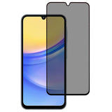 Samsung Galaxy A16 Full-Fit Herdet Skjermbeskyttelsesglass - Privacy Funksjon - Gjennomsiktig/Svart