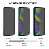 Oppo A40 Full Fit Herdet Skjermbeskyttelsesglass - Privacy Funksjon - Gjennomsiktig