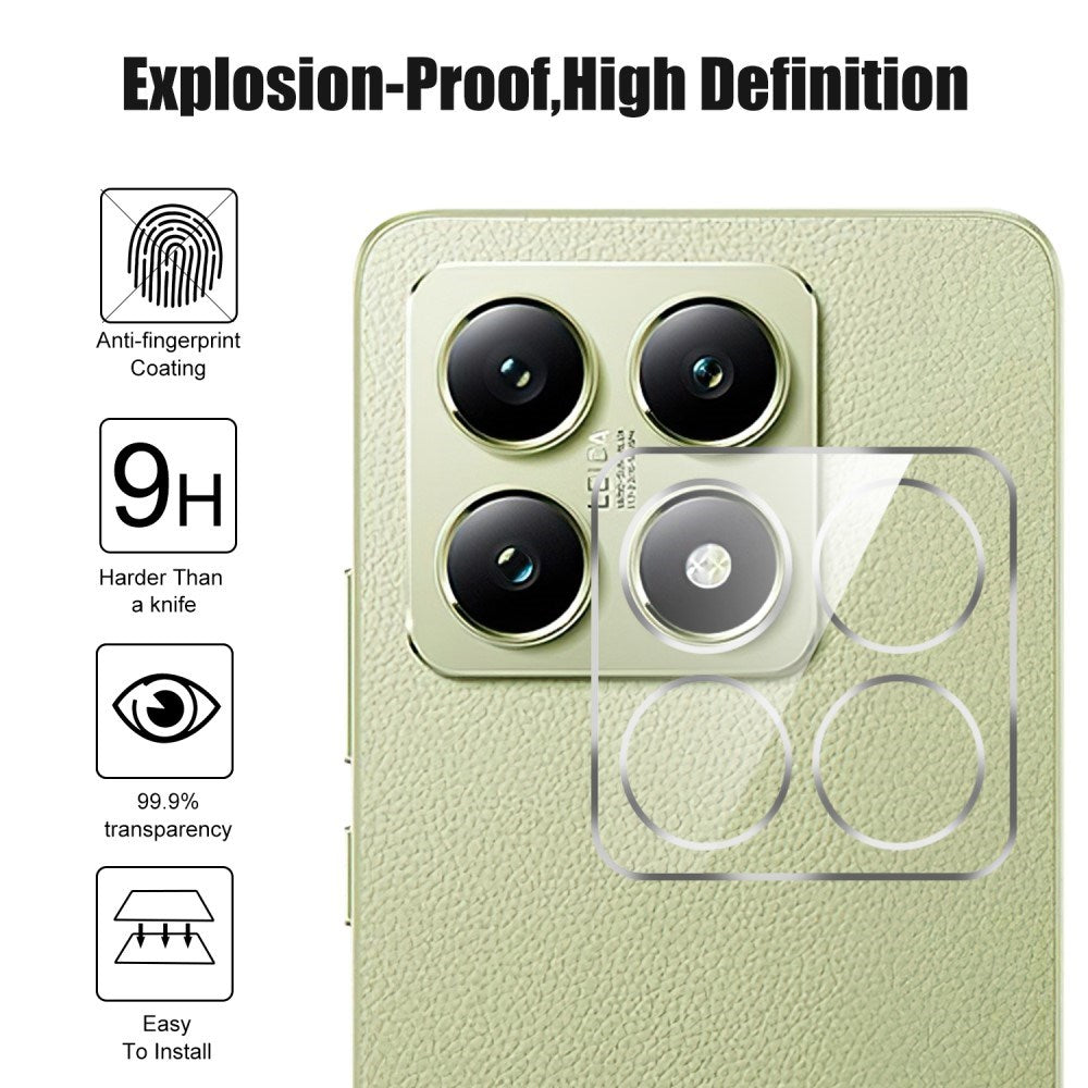 Xiaomi 14T Pro Beskyttelsesglass til Kameralinse - Gjennomsiktig