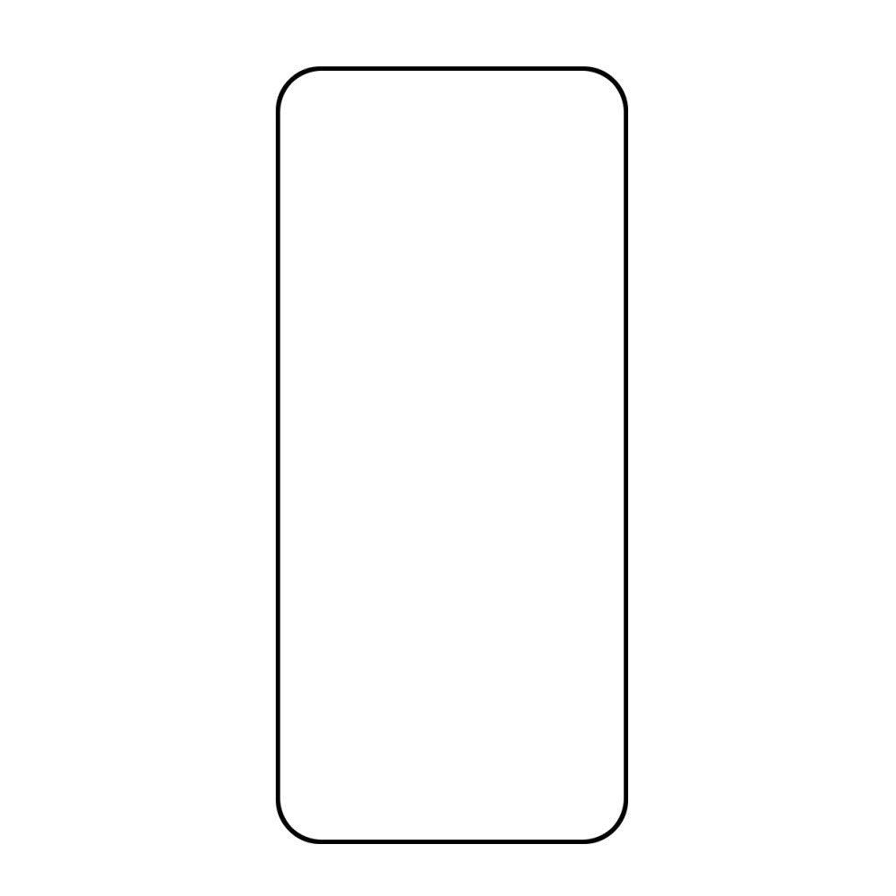 Xiaomi Redmi Note 14 Pro+ / 13 Pro+ Full Fit Herdet Skjermbeskyttelsesglass - Gjennomsiktig / Svart
