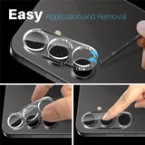 NORTHJO Samsung Galaxy S25 Herdet Kameralinseglass - Gjennomsiktig