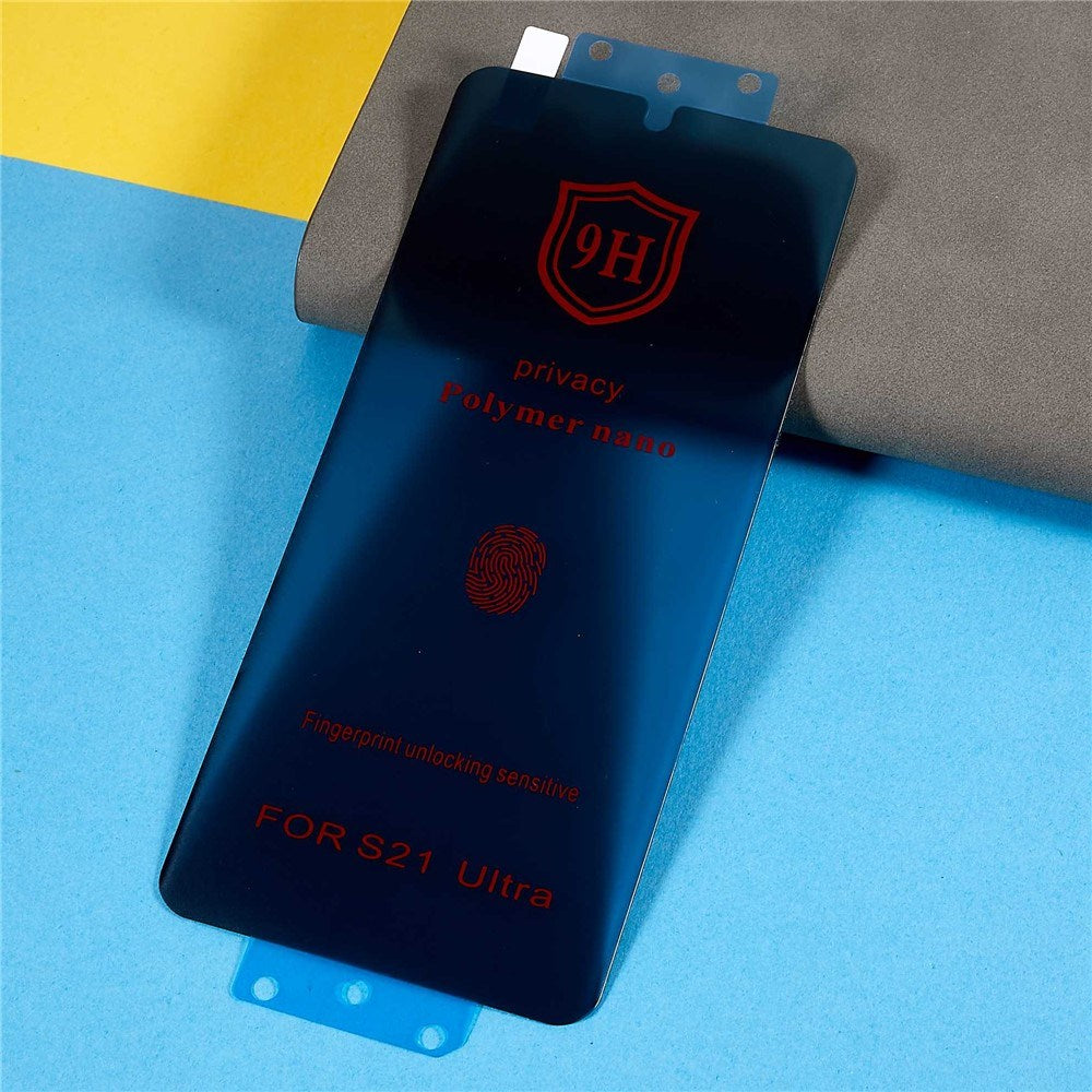 Samsung Galaxy S21 Ultra Skjermbeskytter med Personvernfunksjon - Gjennomsiktig
