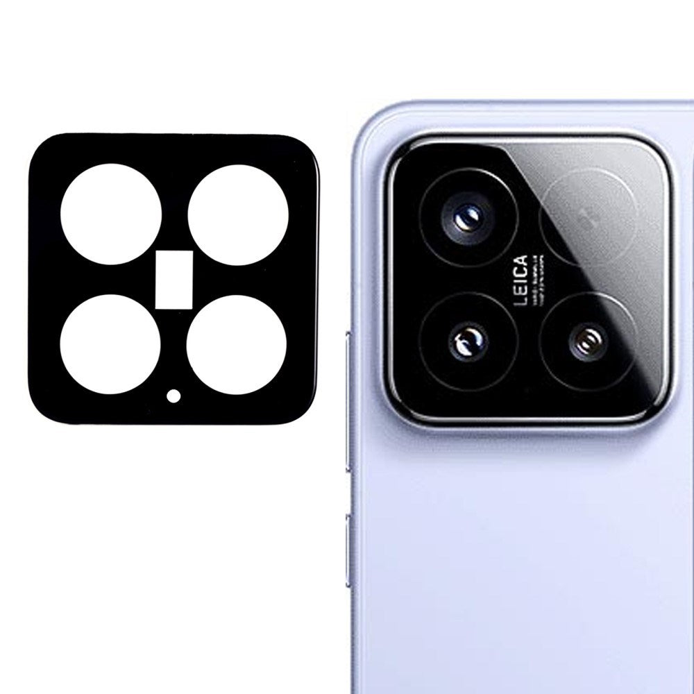 Xiaomi 15 Herdet Kameralinsebeskyttelsesglass - Svart