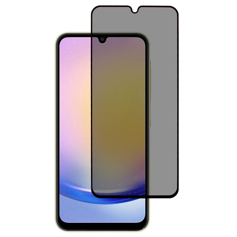 Samsung Galaxy A26 (5G) Full Fit Herdet Skjermbeskyttelsesglass - Privacy Funksjon - Gjennomsiktig