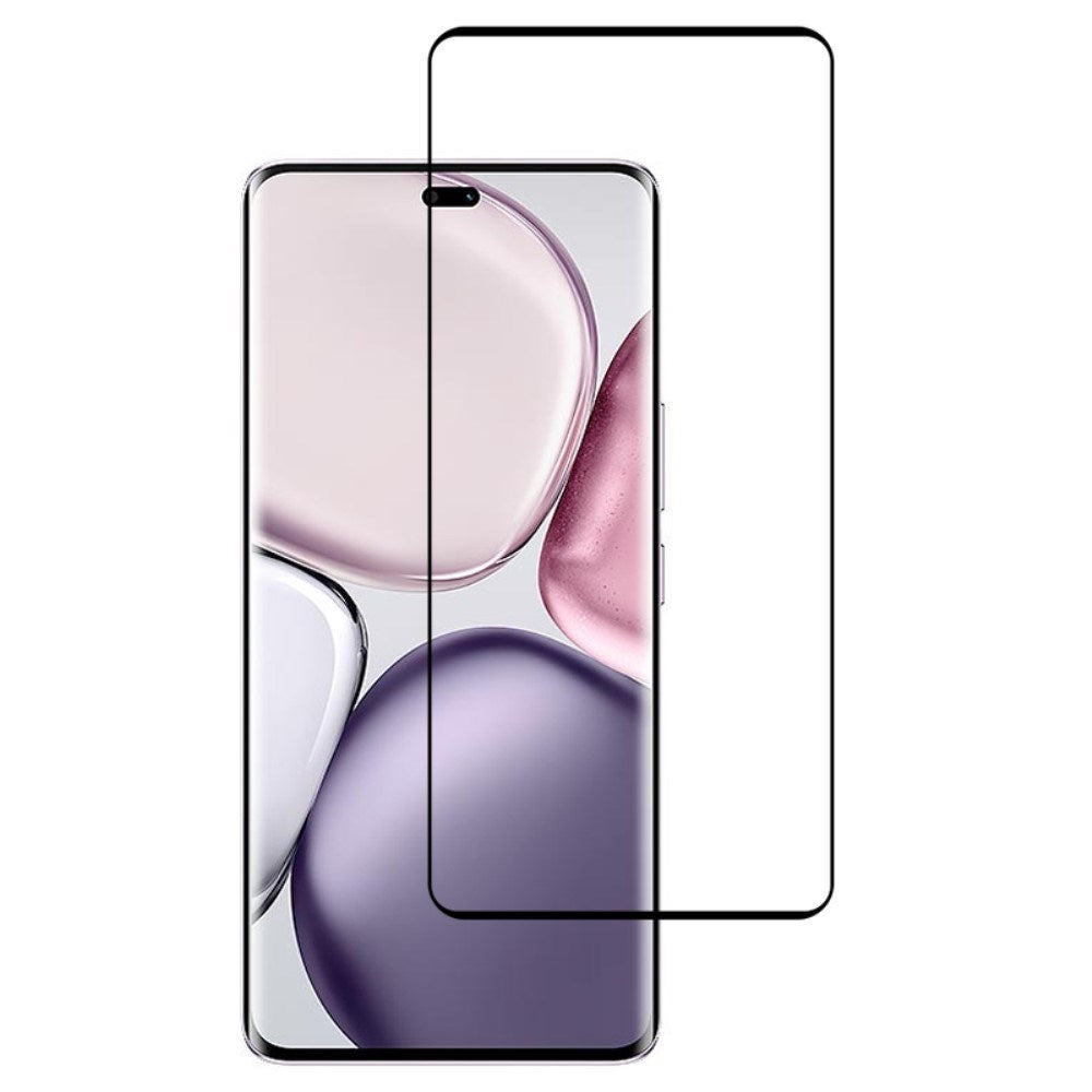 Honor Magic7 Lite Full Fit Herdet Skjermbeskyttelsesglass - Gjennomsiktig / Svart