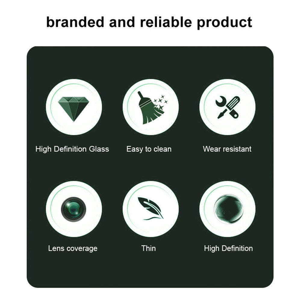 IMAK Samsung Galaxy A17 (5G) / A26 (5G) / A36 (5G) Herdet Kameralinsebeskyttelsesglass - 2 stk - Gjennomsiktig