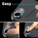 NORTHJO iPhone 16e Herdet Kameralinseglass - 2 stk. - Gjennomsiktig