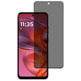 Motorola Moto G15 / G05 Full Fit Herdet Skjermbeskyttelsesglass - Privacy Funksjon - Gjennomsiktig