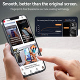 TORRAS iPhone 16e Herdet Skjermbeskyttelsesglass - Privacy Funksjon - 2 stk - Gjennomsiktig
