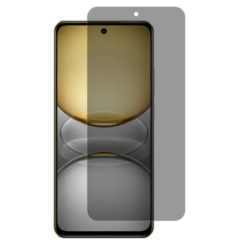 Realme 14X (5G) / C75 Full Fit Herdet Skjermbeskyttelsesglass - Privacy Funksjon - Gjennomsiktig