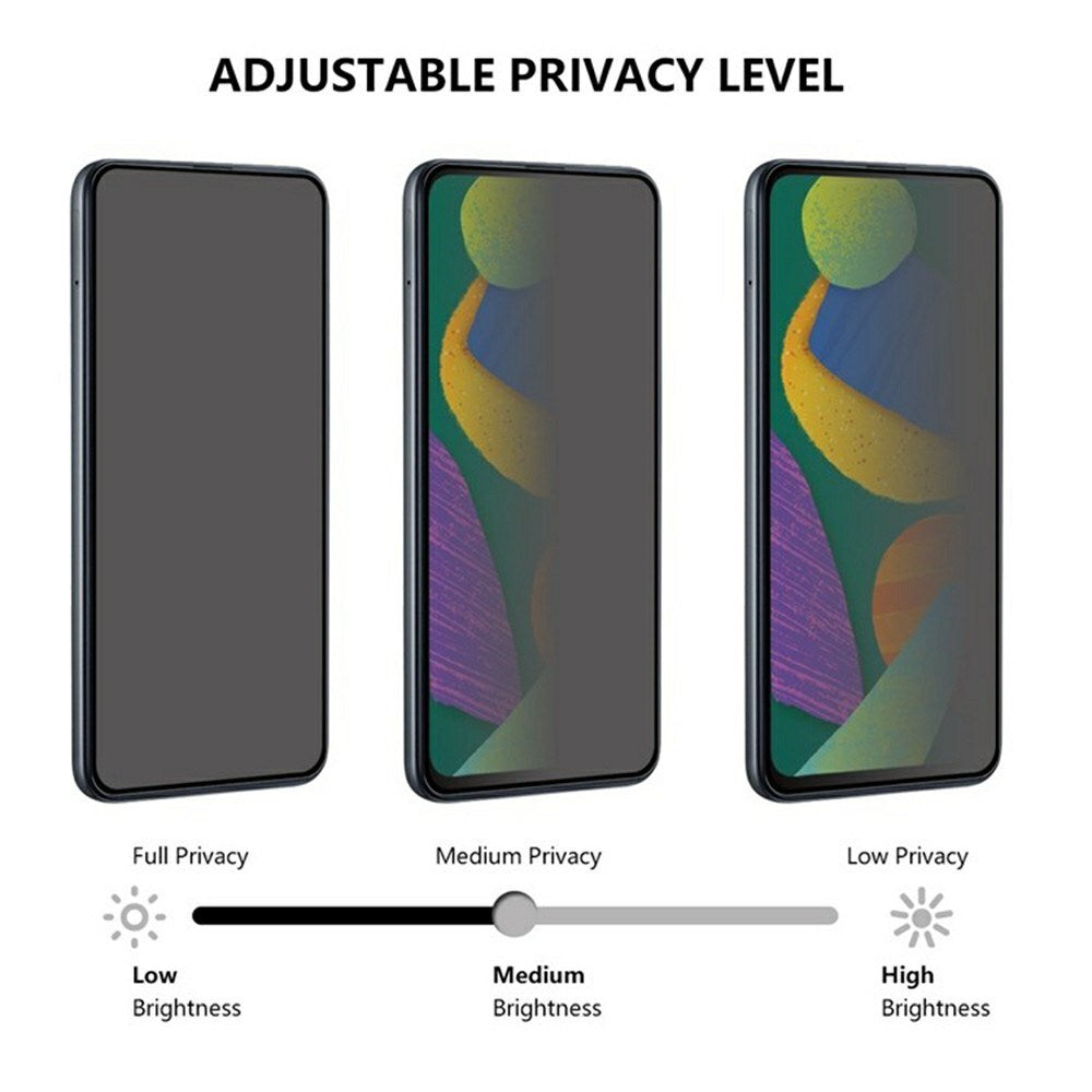 Google Pixel 10 Pro Fold Skjermbeskytter i Herdet Glass med Privacy - Full-Fit - Svart Kant