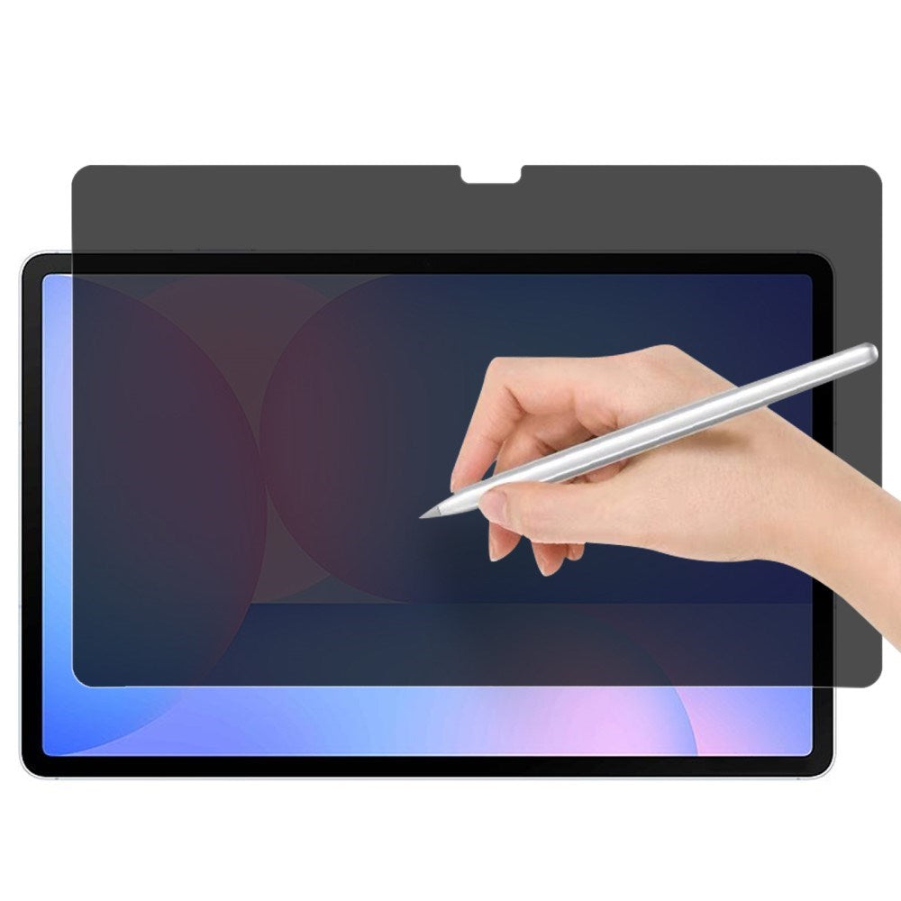 Samsung Galaxy Tab S10 FE+ (Plus) Papirtekstur PET-Beskyttelsesfilm med Privacy
