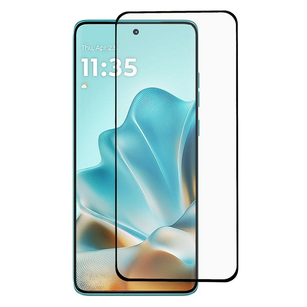 Motorola Edge 60/ Edge 60 Pro / Edge 60 Fusion Full Fit Herdet Glass Skjermbeskytter - Gjennomsiktig / Svart Kant