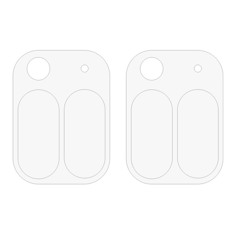 Google Pixel 10 Pro Fold Kameralinsebeskyttelsesglass - 2 stk. - Gjennomsiktig