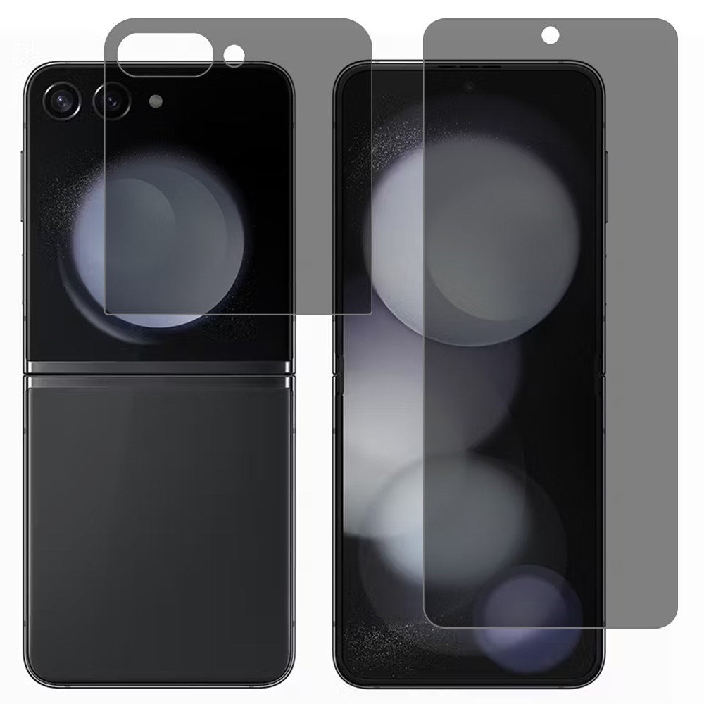 Samsung Galaxy Z Flip7 Skjermbeskytter med Personvernfunksjon - Gjennomsiktig