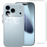 iPhone 17 Pro Max 2-i-1 Beskyttelsessett m. Herdet Skjermbeskyttelsesglass & 2 stk Kameralinsebeskyttelsesfilm - Gjennomsiktig