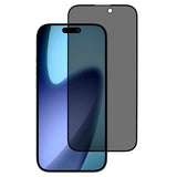 iPhone 17 Pro Full Fit Herdet Skjermbeskyttelsesglass - Privacy Funksjon - Gjennomsiktig