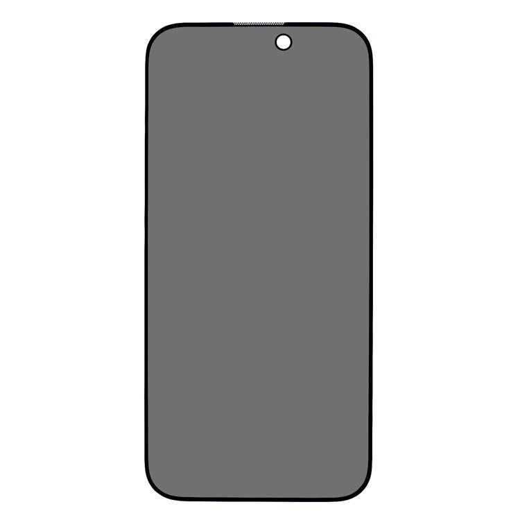 iPhone 17 Pro Full Fit Herdet Skjermbeskyttelsesglass - Privacy Funksjon - Gjennomsiktig