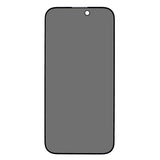 iPhone 17 Pro Full Fit Herdet Skjermbeskyttelsesglass - Privacy Funksjon - Gjennomsiktig