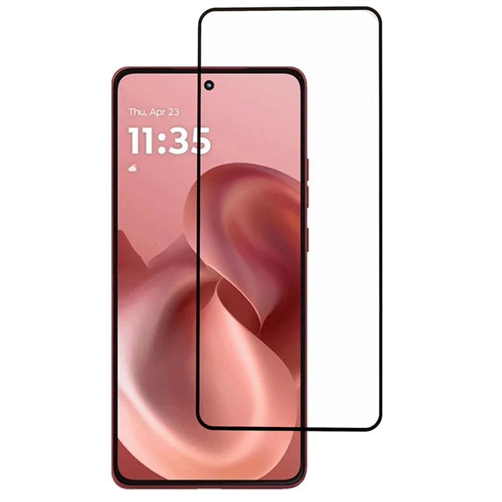 Motorola Moto G86 / G86 Power Skjermbeskytter Glass - Gjennomsiktig / Svart Kant