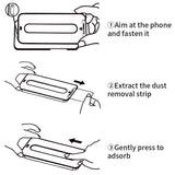 iPhone 15 RURIHAI 2-i-1 Beskyttelsessett m. Fleksibelt Plast Deksel & Skjermbeskyttelsesglass - Gjennomsiktig