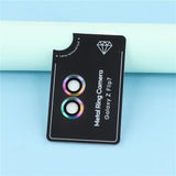 Samsung Galaxy Z Flip7 Kameralinsebeskyttelsessett - Herdet Glass - Flerfarget