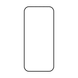iPhone 17 Full Fit Skjermbeskyttelsesglass - Gjennomsiktig / Svart Kant