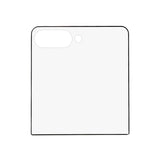 Samsung Galaxy Z Flip7 Skjermbeskyttelsesglass - Gjennomsiktig / Svart