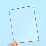 Samsung Galaxy Z Flip7 Skjermbeskyttelsesglass - Gjennomsiktig / Svart