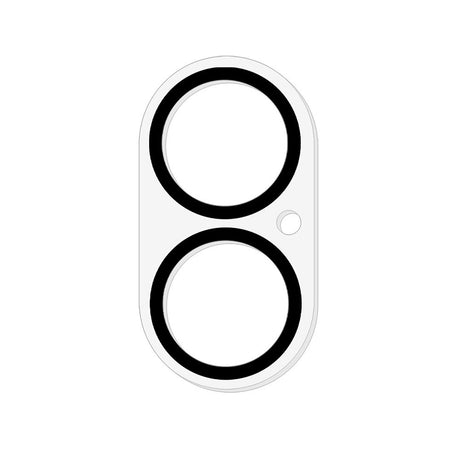 iPhone 17 Herdet Kameralinse Beskyttende Glass - Gjennomsiktig / Svart