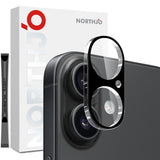 NORTHJO iPhone 17 Herdet Kameralinse Glass - Svart