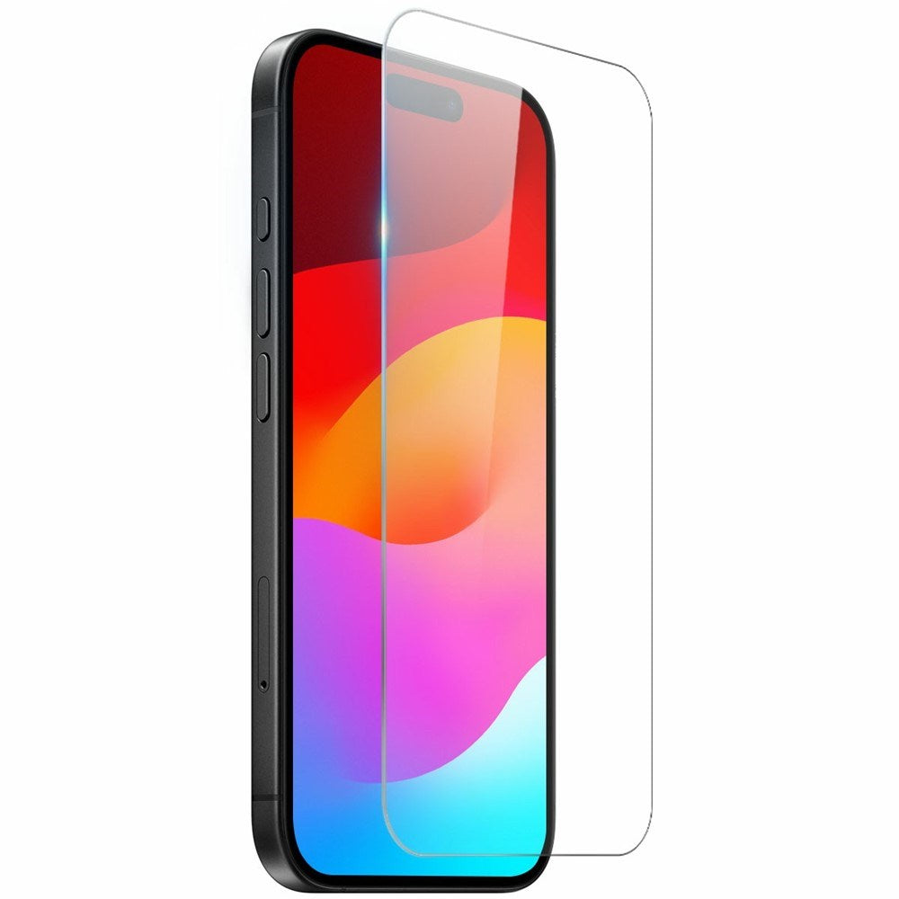 NORTHJO iPhone 17 Skjermbeskytter - Herdet Glass 0,3 mm - Gjennomsiktig