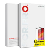 NORTHJO Samsung Galaxy A17 (5G) / A26 (5G) Herdet Skjermbeskyttelsesglass - Gjennomsiktig / Svart Kant