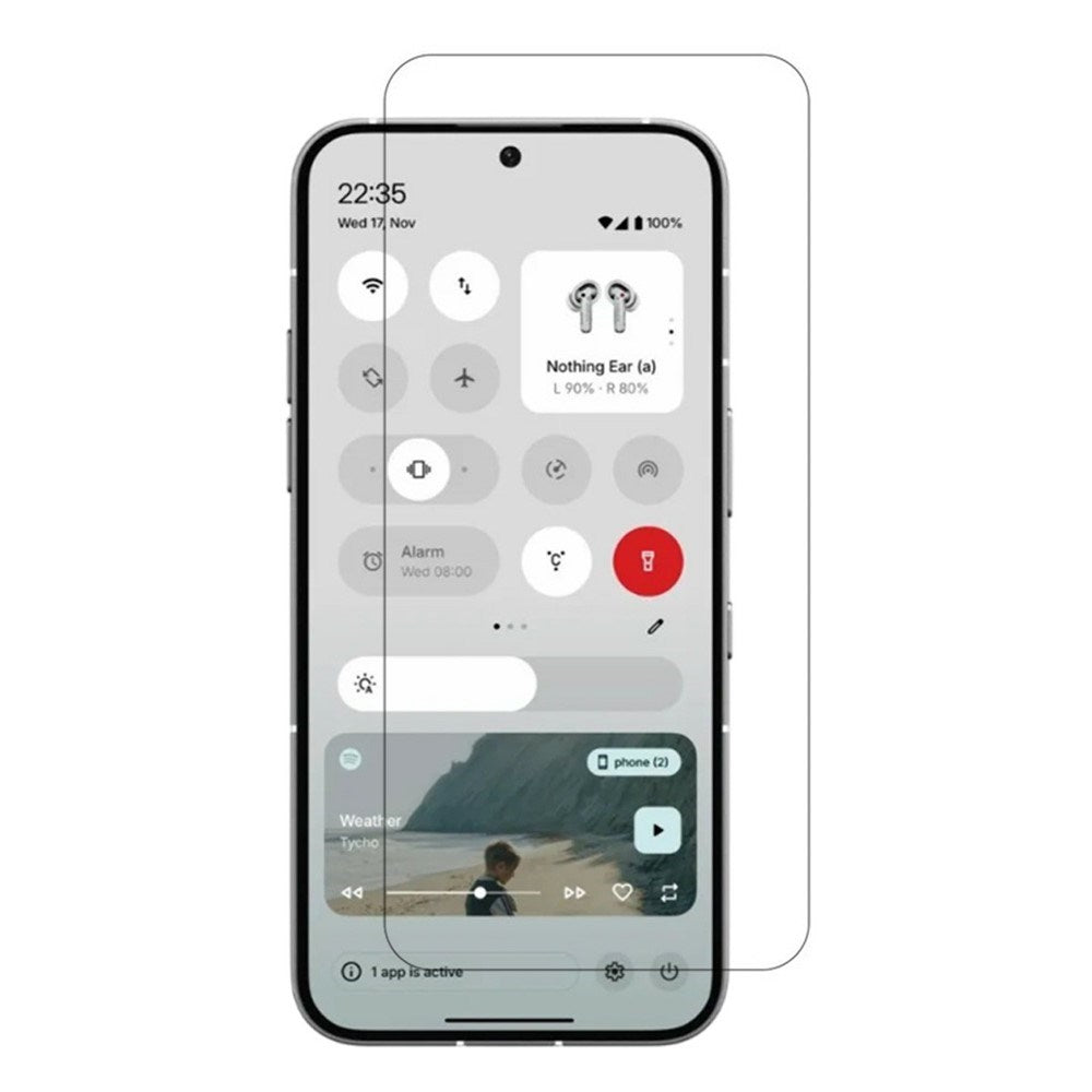 Nothing Phone (3) Herdet Glass Skjermbeskytter - Gjennomsiktig