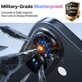 TORRAS iPhone 17 LensGuard Kameralinsebeskyttelsesglass - Svart