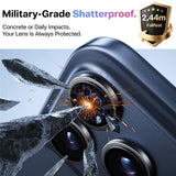 TORRAS iPhone 17 Pro Max LensGuard Kameralinsebeskyttelsesglass - Svart