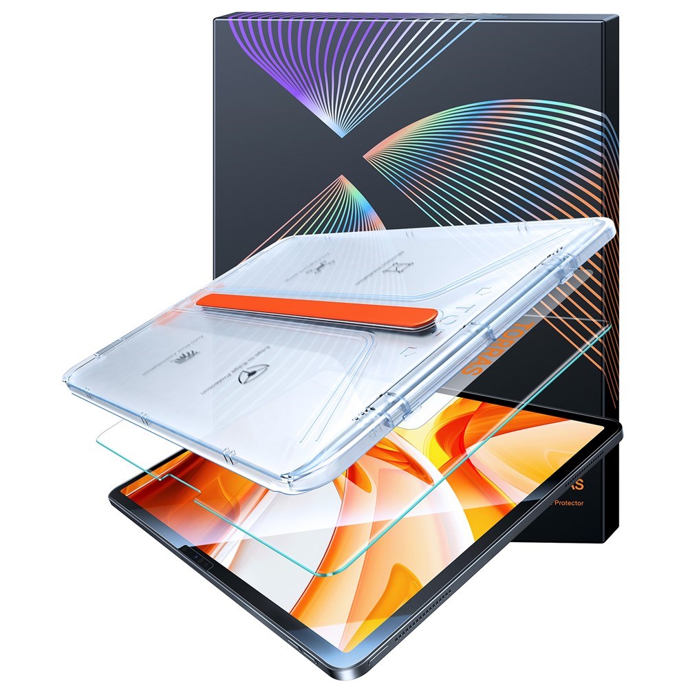 TORRAS iPad Air 11" (2025 / 2024) Install Master Skjermbeskytter i Herdet Glass - Gjennomsiktig