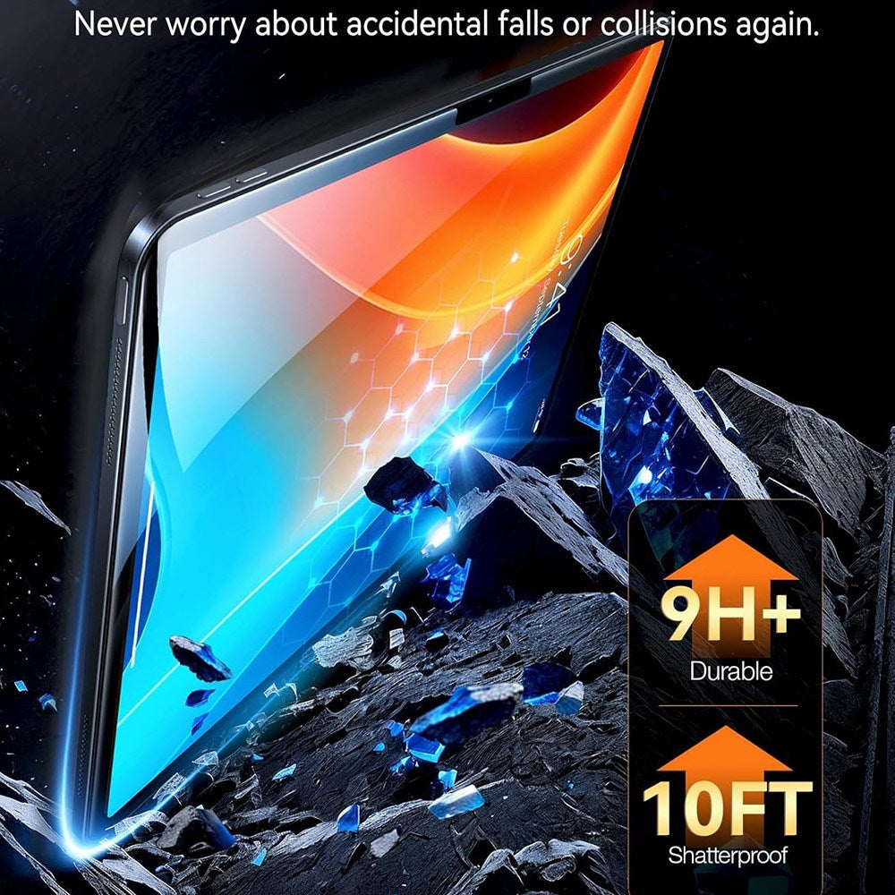 TORRAS iPad Pro 13" (2025 / 2024) Install Master Skjermbeskytter i Herdet Glass - Gjennomsiktig