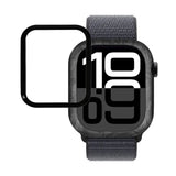 Apple Watch 11 / 10 (46 mm) Skjermbeskytter i Herdet Glass - Gjennomsiktig / Svart Kant