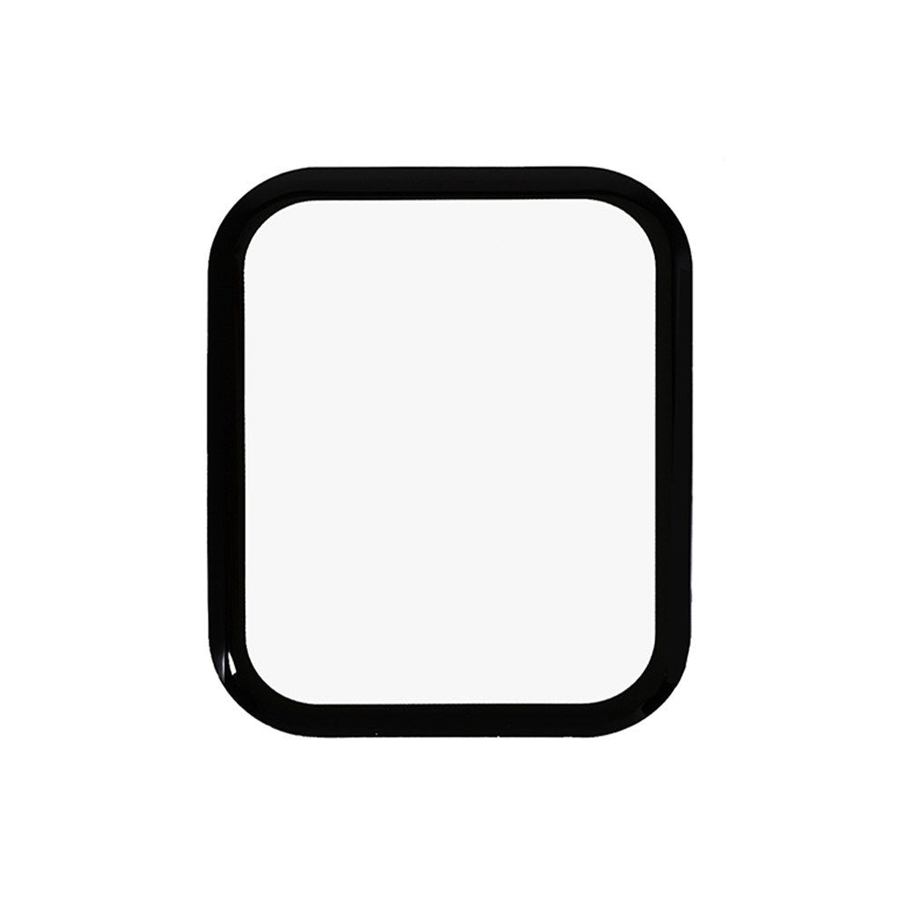 Apple Watch 11 / 10 (42 mm) Skjermbeskytter i Herdet Glass - Gjennomsiktig / Svart Kant