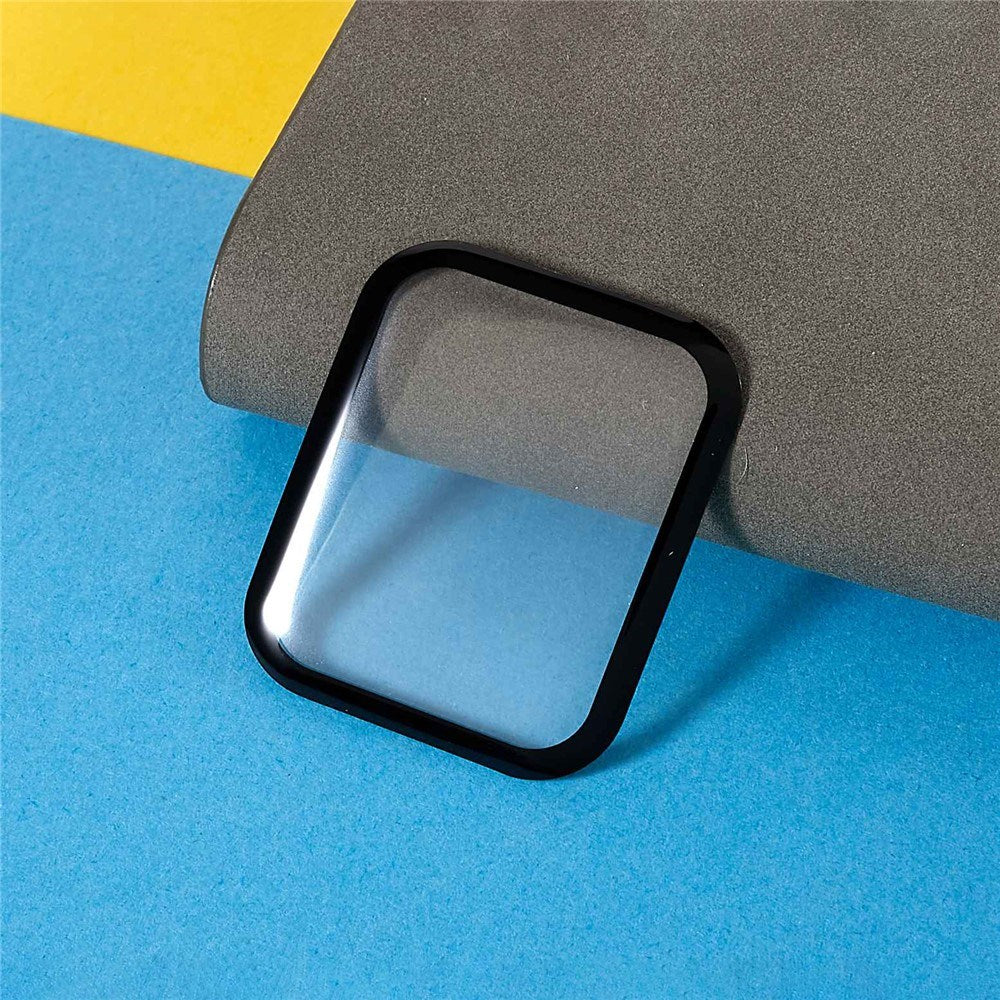 Apple Watch 11 / 10 (42 mm) Skjermbeskytter i Herdet Glass - Gjennomsiktig / Svart Kant