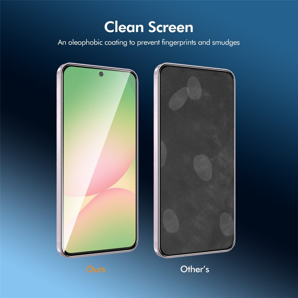 Samsung Galaxy A27 Herdet Glass Skjermbeskytter - Gjennomsiktig / Svart Kant