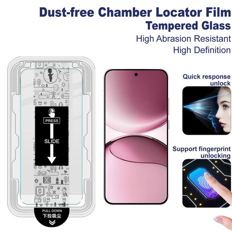 Xiaomi 15T / 15T Pro IMAK Herdet Glass Skjermbeskytter - inkl. Monteringsramme - Gjennomsiktig