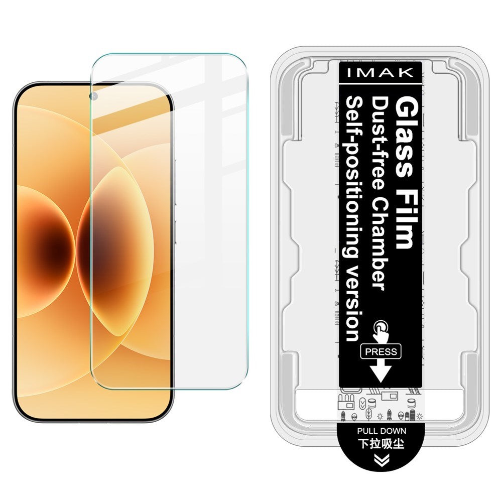 Xiaomi 17 / 17 Pro IMAK Herdet Glass Skjermbeskytter - inkl. Monteringsramme - Gjennomsiktig