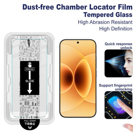 Xiaomi 17 / 17 Pro IMAK Herdet Glass Skjermbeskytter - inkl. Monteringsramme - Gjennomsiktig