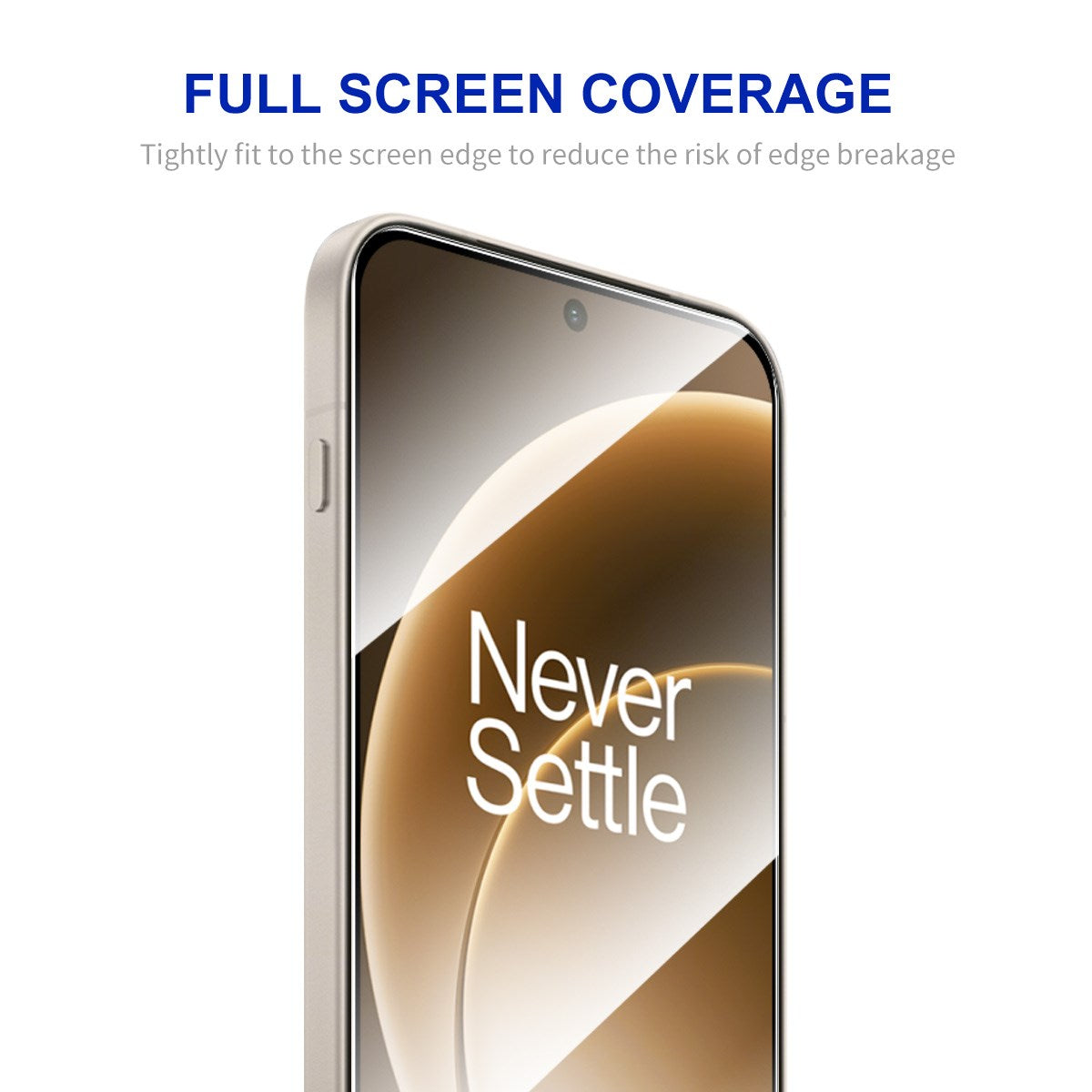 OnePlus 15 ENKAY Skjermbeskytter i Herdet Glass - Gjennomsiktig / Svart Kant