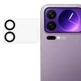 Xiaomi 17 Pro Beskyttelsesglass til Kameralinse - Gjennomsiktig / Svart