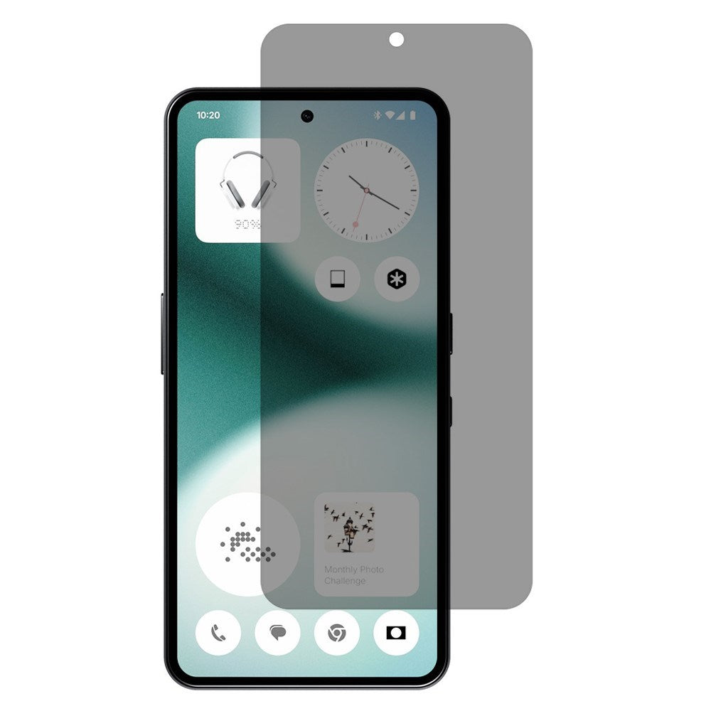 Nothing Phone (3a) Lite Skjermbeskytter i Herdet Glass - Personvern - Gjennomsiktig