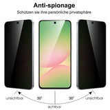 Samsung Galaxy A57 Skjermbeskytter i Herdet Glass - Personvern - Gjennomsiktig
